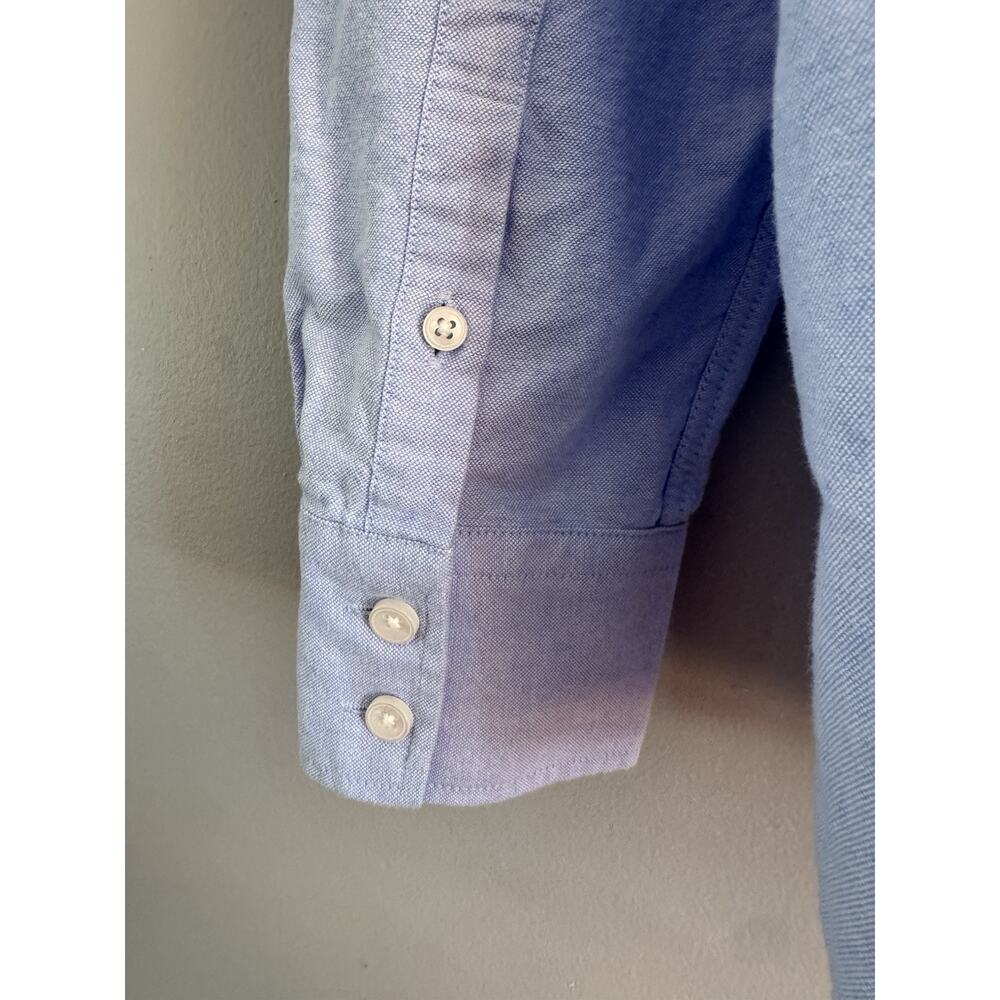 NWOT Quince Organic Cotton Relaxed Oxford Shirt Pale Blue Women’s Large - Picture 8 of 10